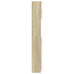 Vidaxl Bathroom Cabinet Sonoma Oak 32X25.5X190 Cm Engineered Wood - thumbnail 5