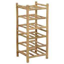 Walplus Wine Rack Natural 32.5 X 29.5 X 72 Cm Bamboo - thumbnail 2