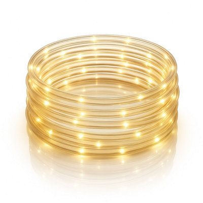 HSD Warm White 10M Flexi Led Multifunction Rope Light - Indoor And Outdoor Battery Operated With 8 Function Timer (6H On / 18H Off) - image 1
