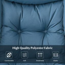 Gainoom Brown Lazy Chair With Ottoman Modern Leisure Reading Chair Lounge Chair With Pillow - thumbnail 5
