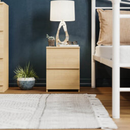 Lassic Vida Designs Denver Pine 2 Drawer Bedside Chest (H)400mm (W)295mm (D)295mm - thumbnail 3