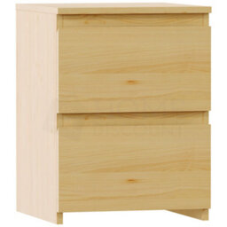 Lassic Vida Designs Denver Pine 2 Drawer Bedside Chest (H)400mm (W)295mm (D)295mm - thumbnail 7