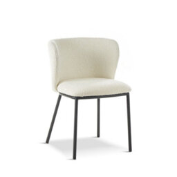 Buttercup Farm Mandy Boucle Dining Chair (Pack Of 2) - L44 X W46 X H75 Cm - White - thumbnail 3