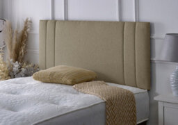 Slumbre Rio 2 Chenille Headboard - 4Ft6 Double - Stone Chenille