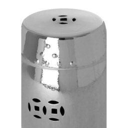 Orsina Complements Silver Finish Table / Stool - thumbnail 3