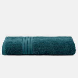 Ohs Luxury 100% Cotton Bath Sheet, 90 X 150Cm - Dark Teal - thumbnail 4