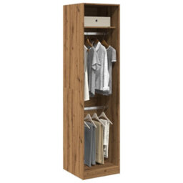 Berkfield Wardrobe Artisian Oak 50X50X200 Cm Engineered Wood - thumbnail 1