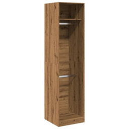 Berkfield Wardrobe Artisian Oak 50X50X200 Cm Engineered Wood - thumbnail 2