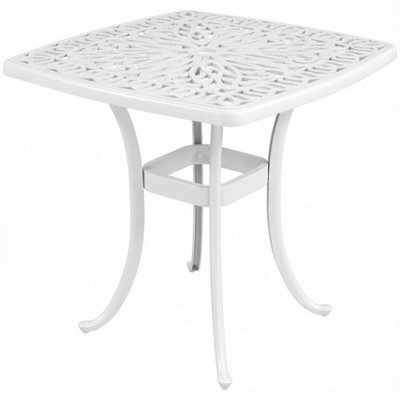 54 X 54Cm Aluminium Outdoor Garden Side Table - image 1