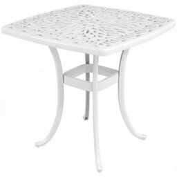 54 X 54Cm Aluminium Outdoor Garden Side Table - thumbnail 1
