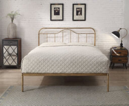 Flintshire Furniture Oakenholt Kingsize 5Ft Antique Bronze Metal Bed Frame - thumbnail 2