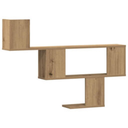 Walplus Wall Shelf Artisian Oak 100X15X70 Cm Engineered Wood - thumbnail 6