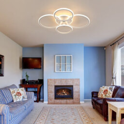 Pheashine Sand White Led Acrylic Ceiling Light 39W Stepless Dimming 3000-6500K With Remote - thumbnail 8