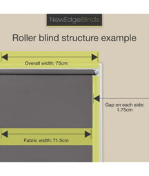 White Day & Night Zebra Roller Blind (165Cm Drop) - 165Cm - thumbnail 5