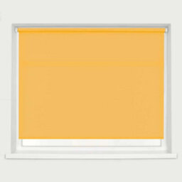 Caecus Blinds Made To Measure Straight Edge Daylight  Roller Blind Ochre 240Cm - thumbnail 2
