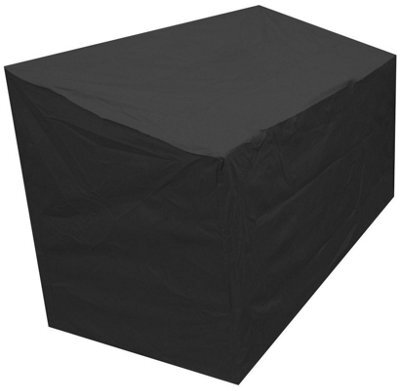 Oxbridge Black 4 Seater 2M 6Ft Waterproof Outdoor Garden Bench Furniture Cover - image 1