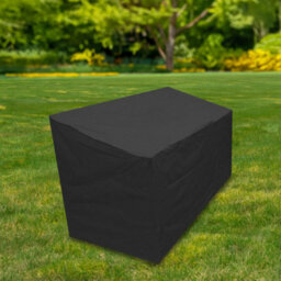 Oxbridge Black 4 Seater 2M 6Ft Waterproof Outdoor Garden Bench Furniture Cover - thumbnail 5