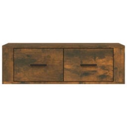 Walplus Hanging Tv Cabinet Smoked Oak 80X36X25 Cm Engineered Wood - thumbnail 6