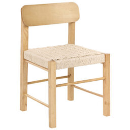 Beliani Set Of 2 Dining Chairs Allos Wood Light Brown - thumbnail 3
