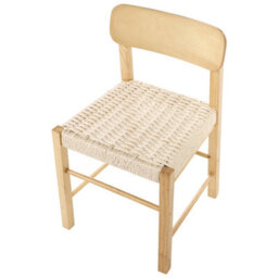 Beliani Set Of 2 Dining Chairs Allos Wood Light Brown - thumbnail 5