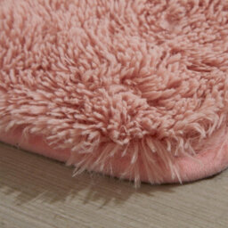 Ohs Fluffy Rug Anti-Slip Shaggy Runner Floor Mat, Blush - 60 X 150Cm - thumbnail 2