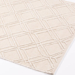 Blenheim 100% Pet 160X230Cm Cream Diamond Rug - thumbnail 2