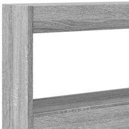 Berkfield Headboard Cabinet With Led Grey Sonoma 200X17X102 Cm - thumbnail 9