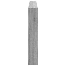 Berkfield Headboard Cabinet With Led Grey Sonoma 200X17X102 Cm - thumbnail 7