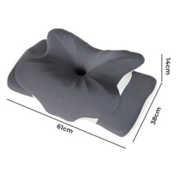 Lavio Ergonomic Butterfly Neck Pillow For Side Back Stomach Sleepers Washable - thumbnail 4