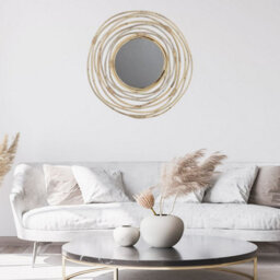 Urbn-Living Kubo Shabby Chic Mirror With Hand Made Wooden Frame - thumbnail 3