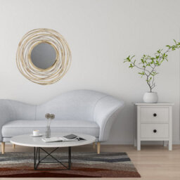 Urbn-Living Kubo Shabby Chic Mirror With Hand Made Wooden Frame - thumbnail 2
