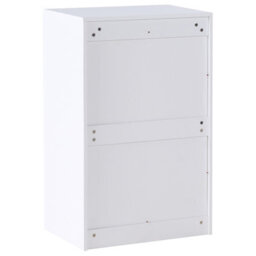 Beliani Sideboard White 5-Drawer Chest Mdf Storage Unit Scandinavian Style Modern Living Room Cabinet - thumbnail 7