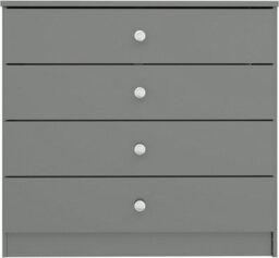 Seconique Denver 3 Door Wardrobe Bedroom Set - Grey Gloss - thumbnail 6