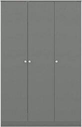 Seconique Denver 3 Door Wardrobe Bedroom Set - Grey Gloss - thumbnail 4