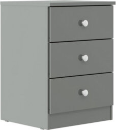 Seconique Denver 3 Door Wardrobe Bedroom Set - Grey Gloss - thumbnail 7