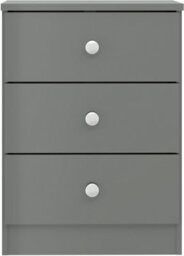 Seconique Denver 3 Door Wardrobe Bedroom Set - Grey Gloss - thumbnail 8