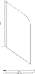 Affine 1700mm Bathroom Suite Gloss White Straight Bath Screen Toilet Vanity Unit Basin - thumbnail 6