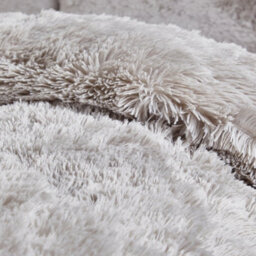 Catherine Lansfield Bedding Cuddly Deep Pile Duvet Cover Set With Pillowcases Silver Grey - thumbnail 3
