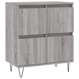 Berkfield Sideboards 2 Pcs Grey Sonoma Engineered Wood - thumbnail 5