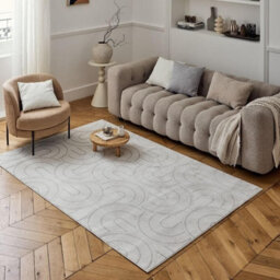 The Rugs Carmel Cream/grey Geometric Area Rug And Runner Non Shedding, Stain Resistant, Soft - thumbnail 8