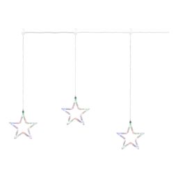 30 Multicolour Star Led Window Light With Timer Function Clear Cable - thumbnail 2