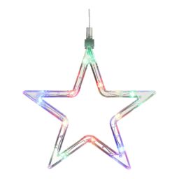 30 Multicolour Star Led Window Light With Timer Function Clear Cable - thumbnail 3