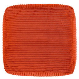 Icon Amara Jumbo Cord Square Footstool Bean Bag, Terracotta - thumbnail 4