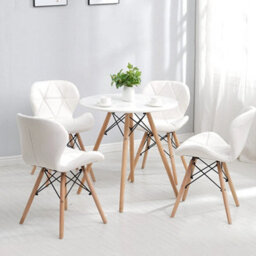 80Cm Table Round Dining Table  Bar Office Home - thumbnail 2