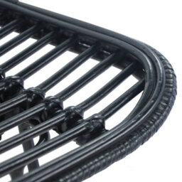 Vidaxl Bar Chairs 2 Pcs Black Rattan Bar Chairs - thumbnail 6