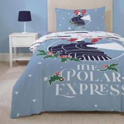 The Polar Express Christmas Train Single Duvet Cover And Pillowcase Set - thumbnail 5