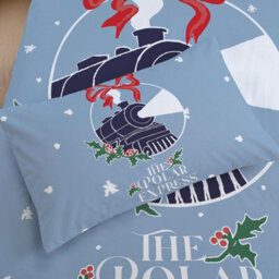 The Polar Express Christmas Train Single Duvet Cover And Pillowcase Set - thumbnail 4