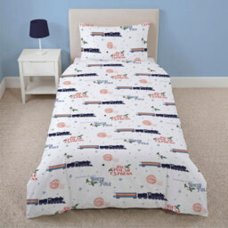 The Polar Express Christmas Train Single Duvet Cover And Pillowcase Set - thumbnail 3