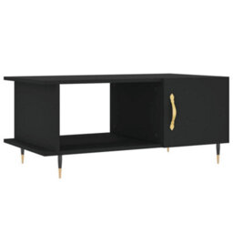 Berkfield Coffee Table Black 90X50X40 Cm Engineered Wood - thumbnail 2