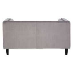 Orsina Felisa Two Seater Grey Velvet Sofa - thumbnail 4